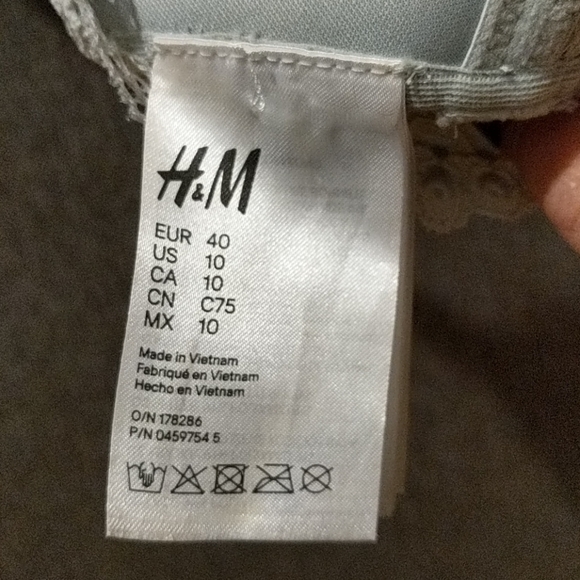 Like new H&M sage green push up bra - Picture 5 of 5